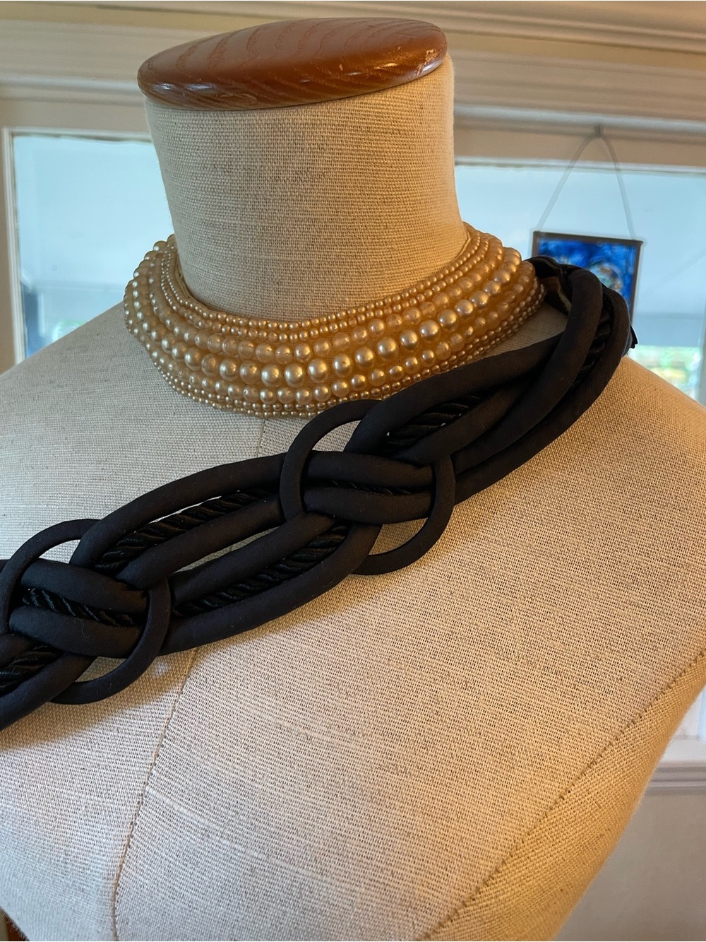 Braided Black Belt Made in USA Adjustable- Women Accessories